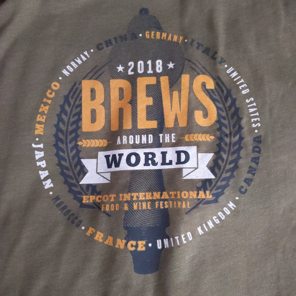 Epcot Food and Wine 2018 Shirt Brews